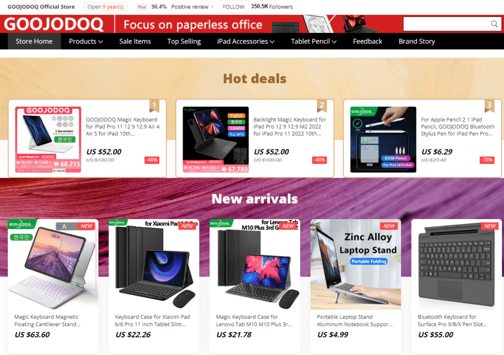 GOOJODOQ official store in Aliexpress