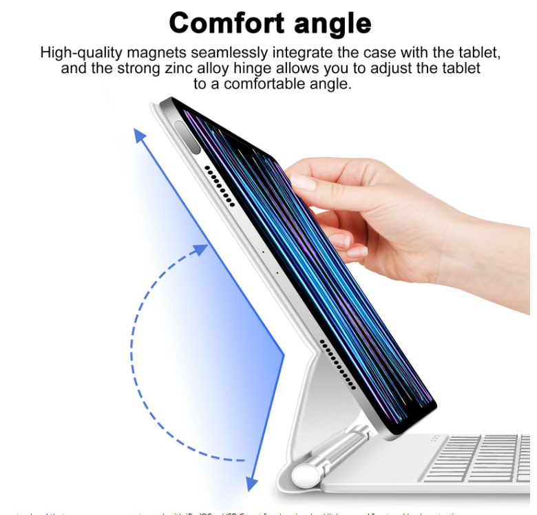 GOOJODOQ Magic Keyboard:  comfort angle