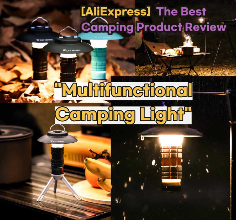 “Multifunctional Rechargeable Camping Light”, The Best AliExpress Camping Products Review