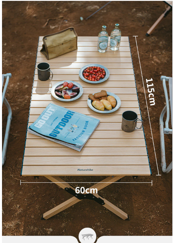 Foldable Camping Table: size