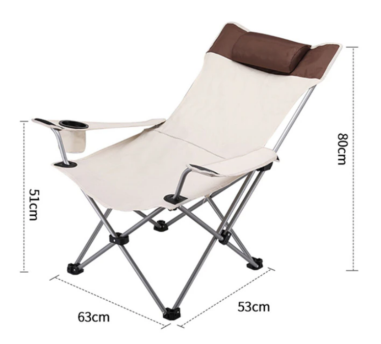 Portable Reclining Chair: size
